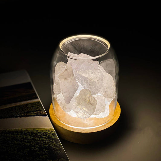 AURORA Crystal Essential Oil Diffuser | Clear Quartz 500g