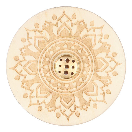 Lotus Wooden Incense Holder