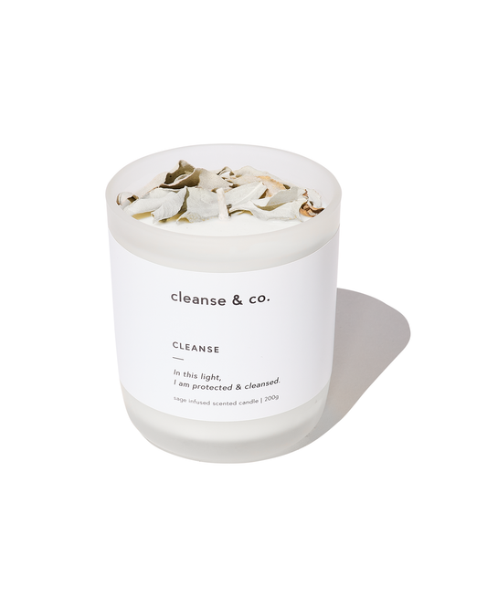 Sage Cleanse Intention Candle 200g