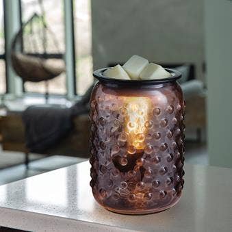 Smokey Hobnail Illumination Electric Warmer