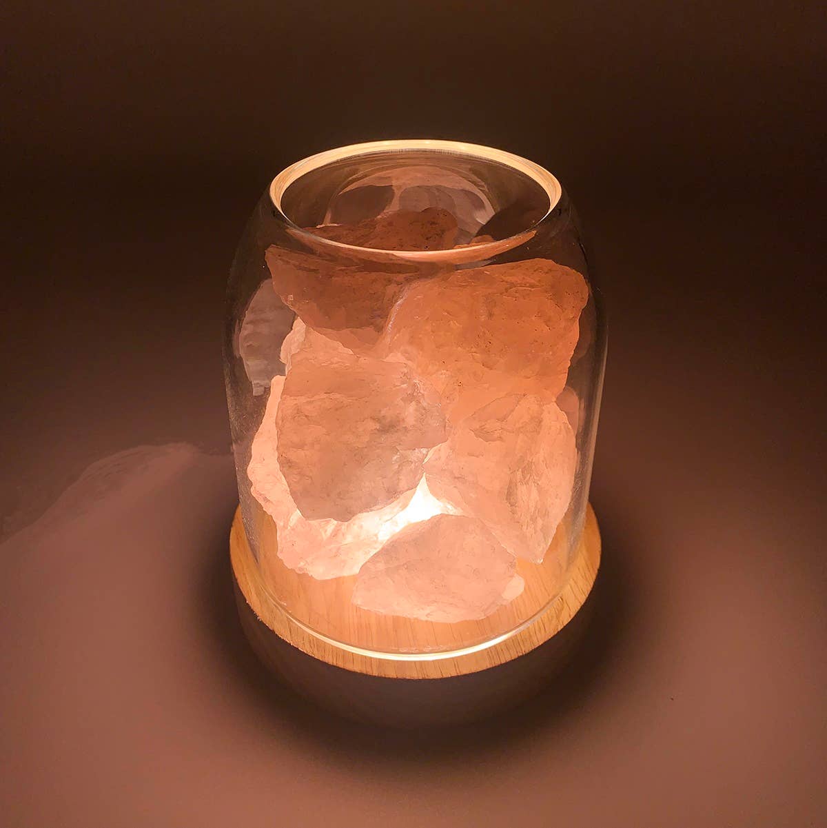AURORA Crystal Essential Oil Diffuser | Rose Quartz 500g