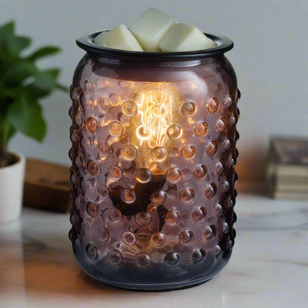 Smokey Hobnail Illumination Electric Warmer