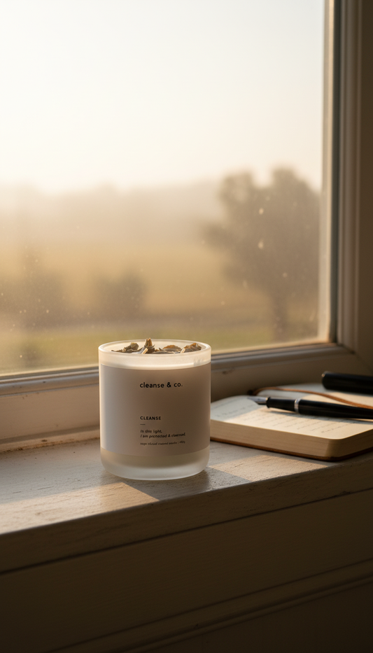 Sage Cleanse Intention Candle 200g