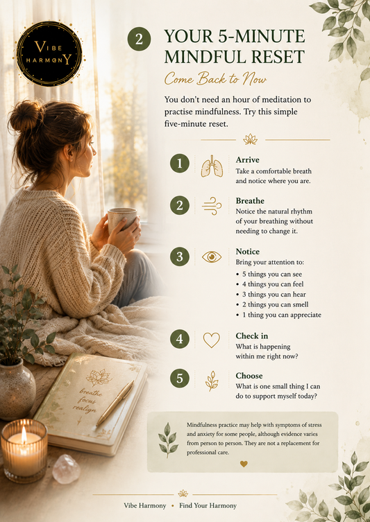 FREE VIBE HARMONY GUIDE - Mindful Thinking & Manifestation