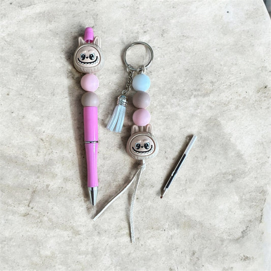 Monster Rabbit Pen & Keyring Gift Set
