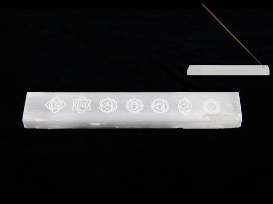Selenite Chakra Incense Holder