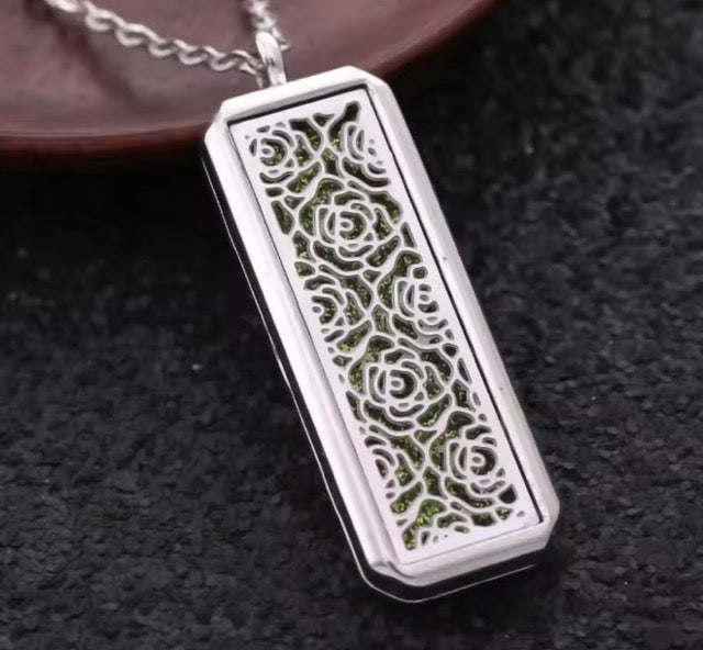 Rose Necklace Essential Oil Diffuser