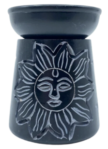 Soapstone Sun Oil Burner