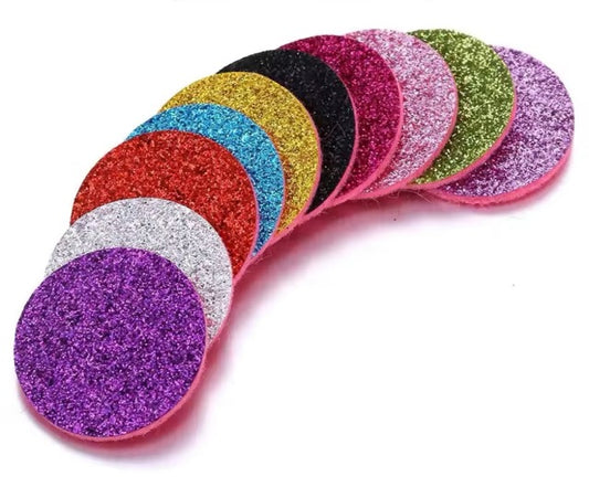 Aromatherapy Replacement Round Glitter Pads