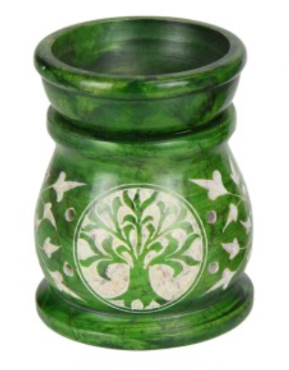 Soapstone Tree of Life Oil / Wax Melt Burner