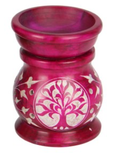 Soapstone Tree of Life Oil / Wax Melt Burner