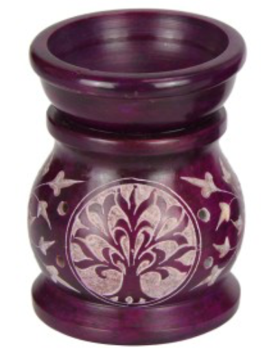 Soapstone Tree of Life Oil / Wax Melt Burner