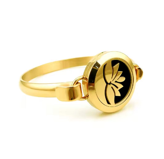 Lotus Flower Aromatherapy Bangle