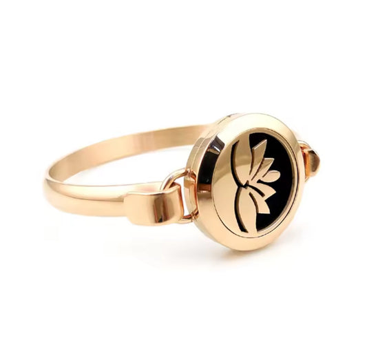 Lotus Flower Aromatherapy Bangle