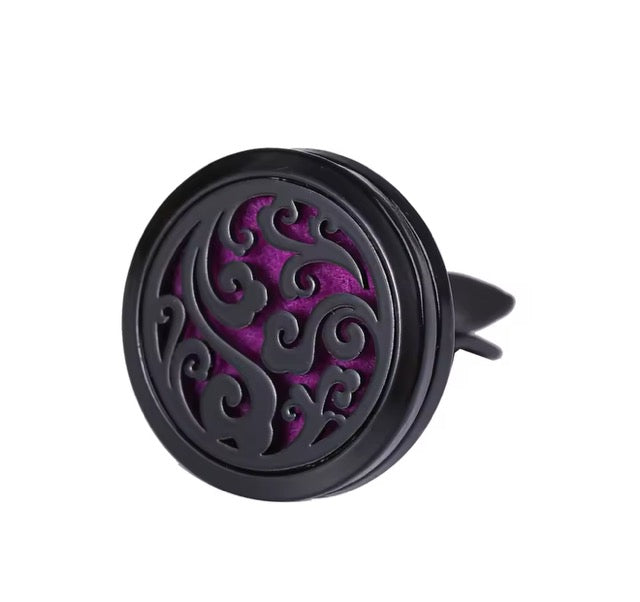 Swirl Stainless Steel Essential Oil Car Diffuser