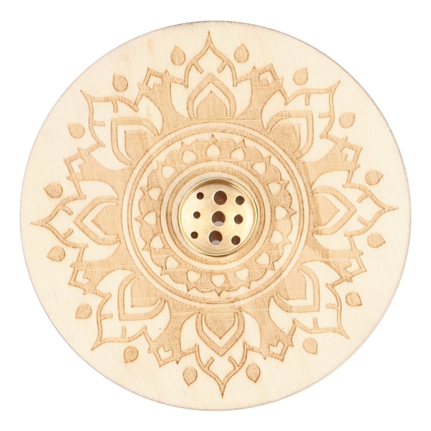 Lotus Wooden Incense Holder