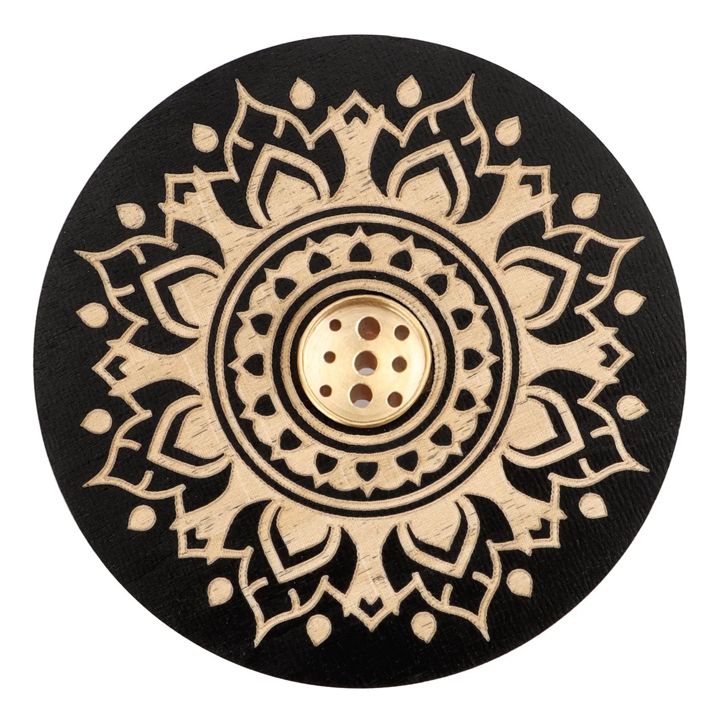 Lotus Wooden Incense Holder