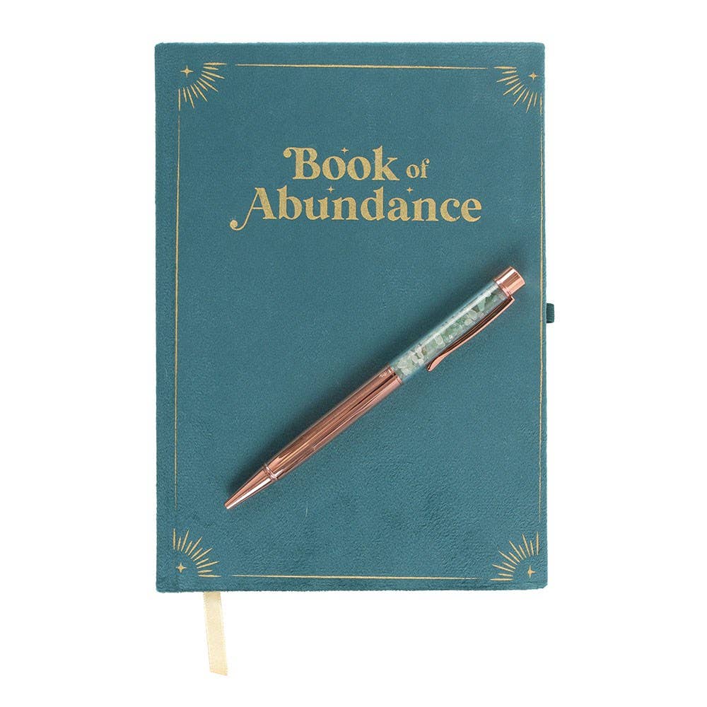 Book of Abundance Journal & Crystal Pen Set