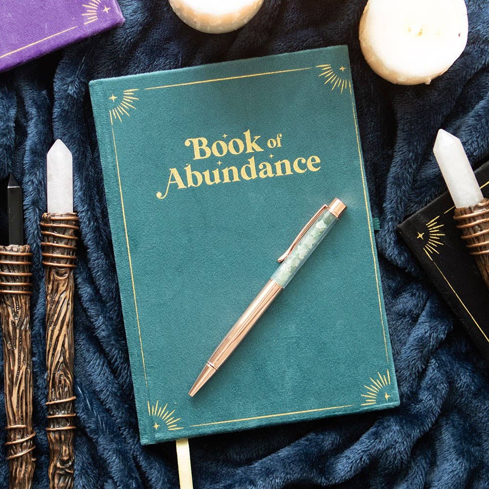 Book of Abundance Journal & Crystal Pen Set