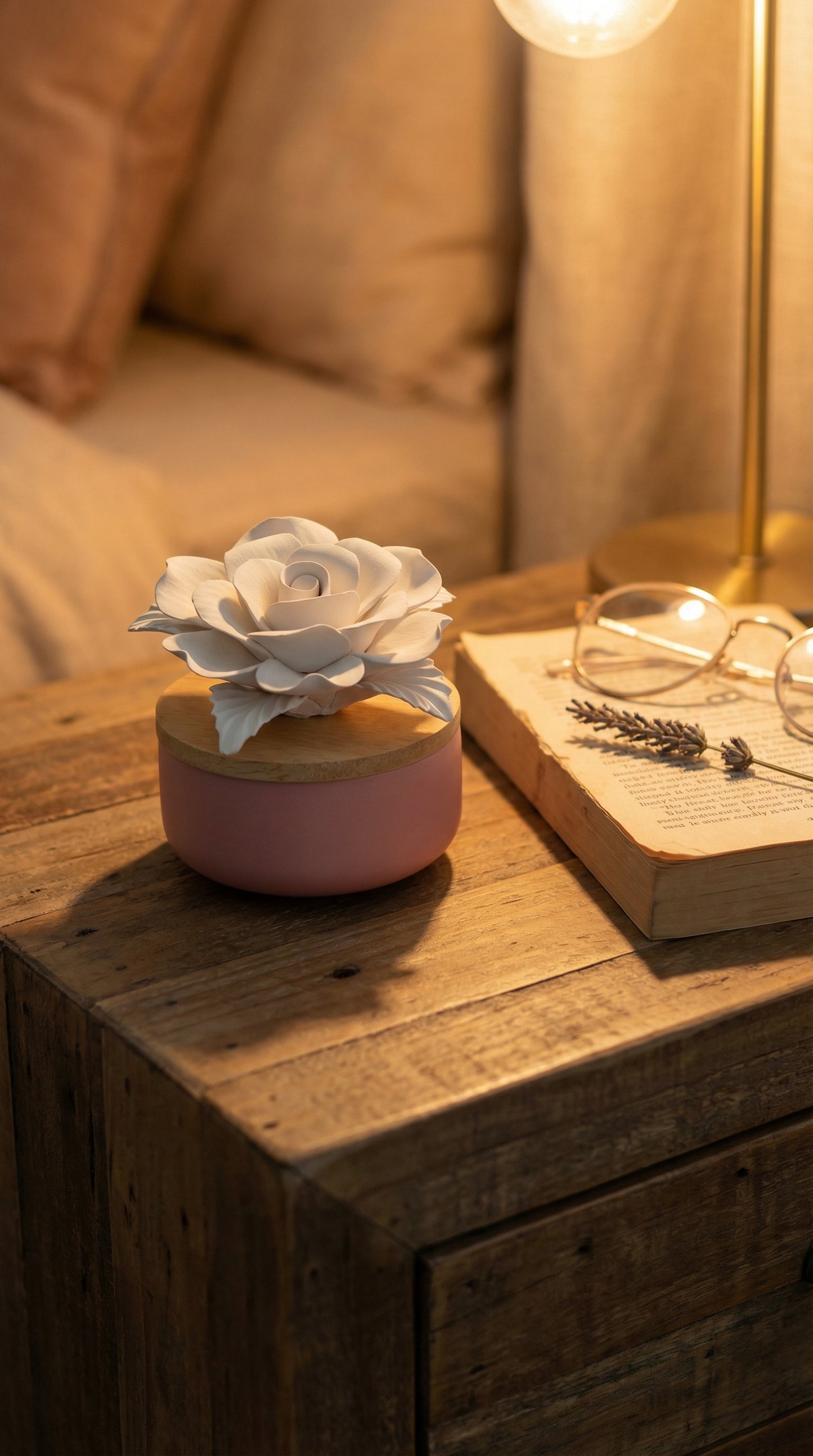 Rose Porcelain Diffuser