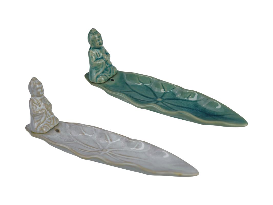 Ceramic Buddha Incense Stick Holder
