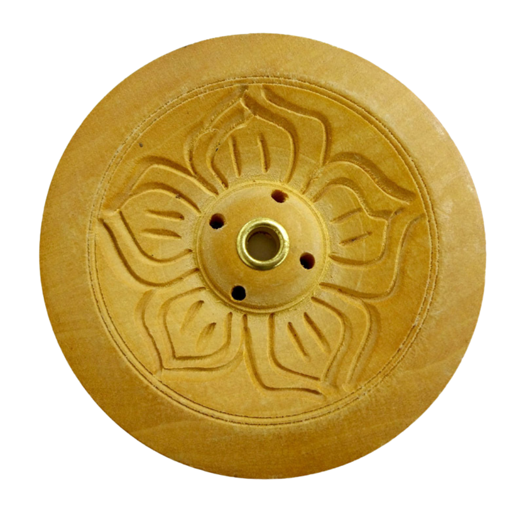 Tibetan Wooden Incense Holder
