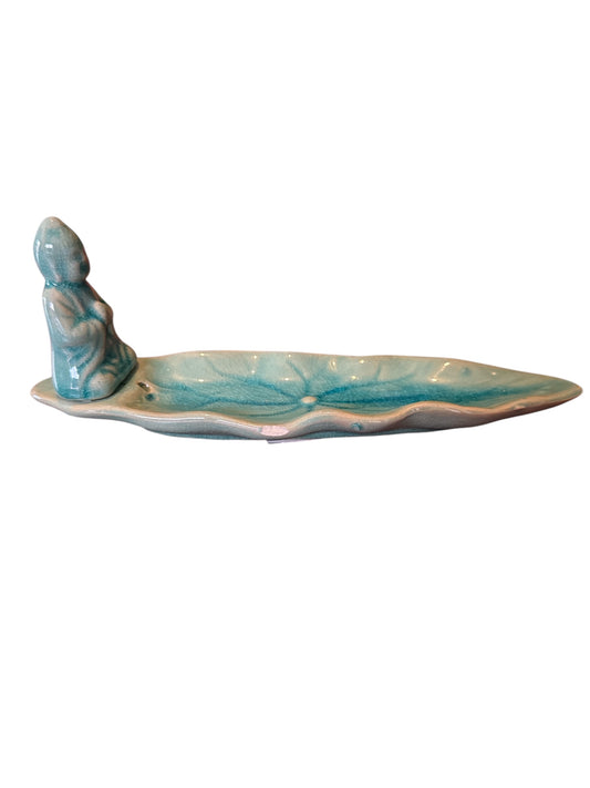 Ceramic Buddha Incense Holder - Imperfect