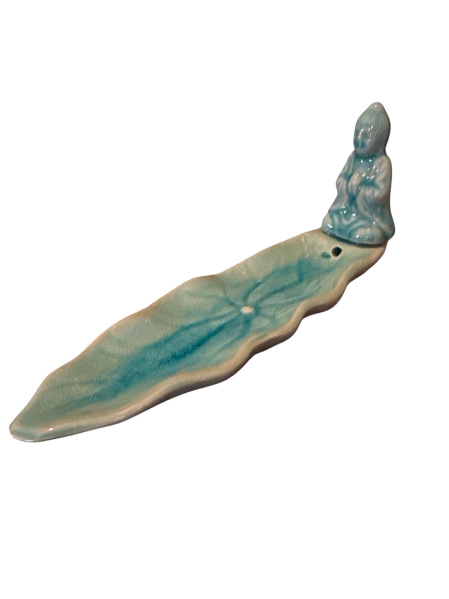 Ceramic Buddha Incense Holder - Imperfect