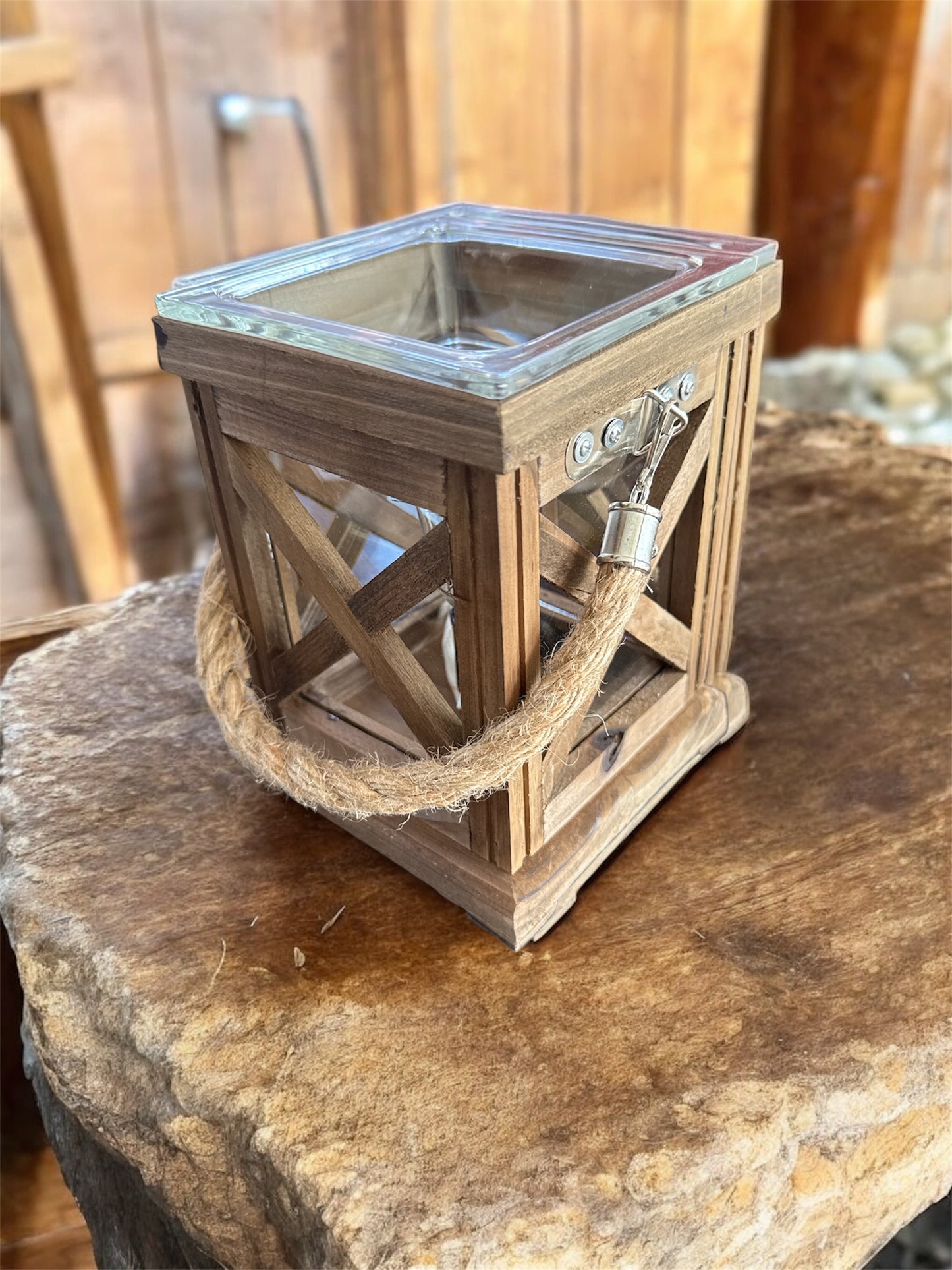 Walnut & Rope Vintage Bulb Illumination Warmer
