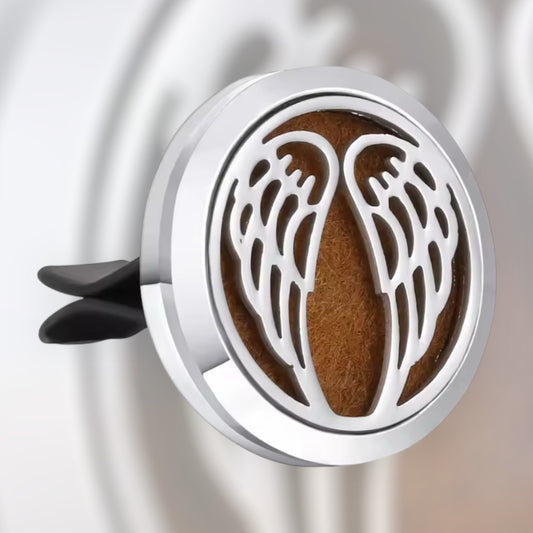 Wings Stainless Steel Essential Oil Car Diffuser