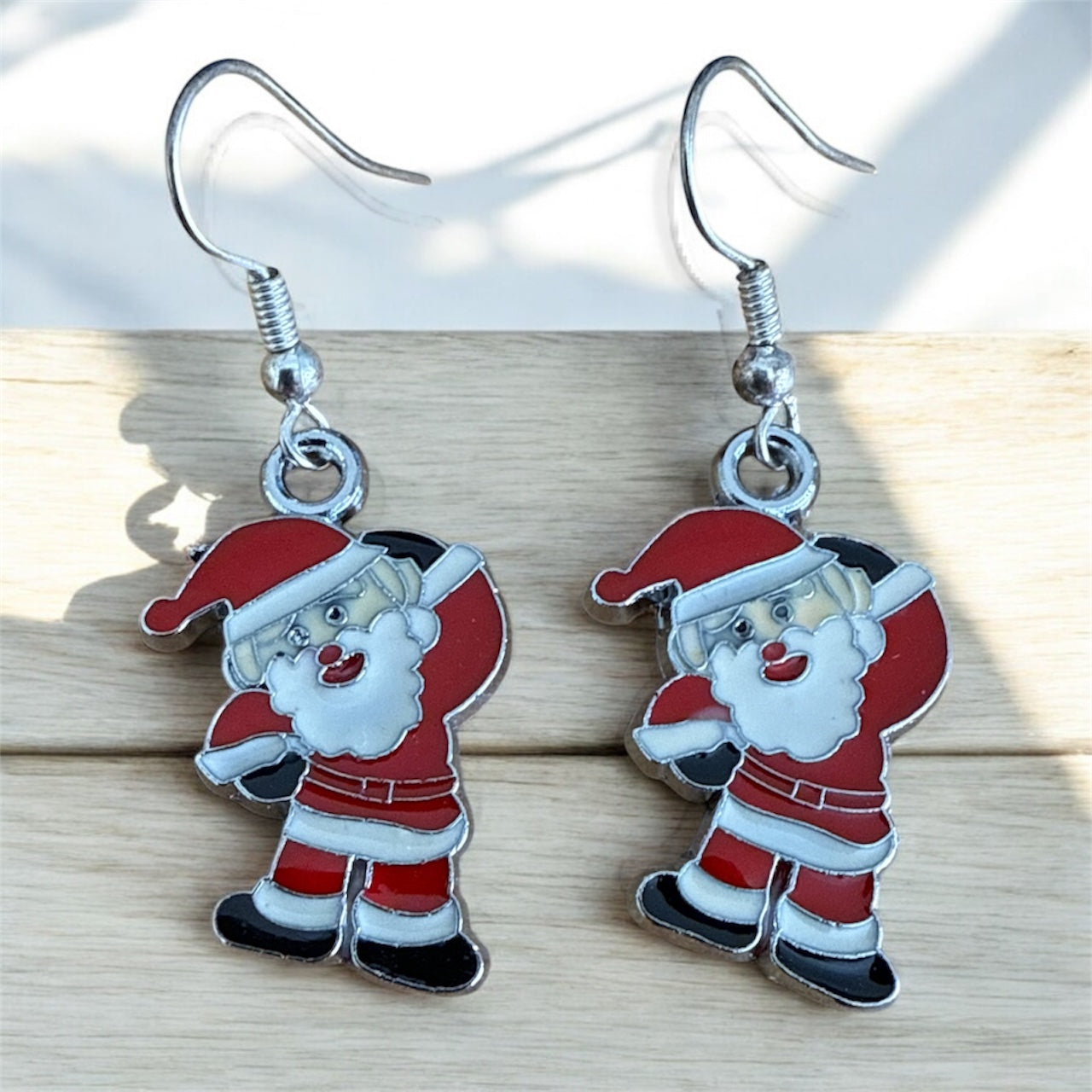 Santa Christmas Earrings