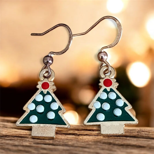 Christmas Tree Earrings