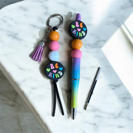 Be Kind Pen & Keyring Gift Set