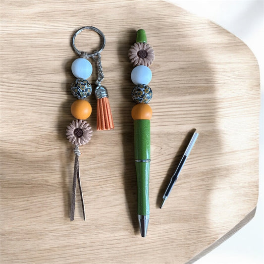 Sunflower Pen & Keyring Gift Set