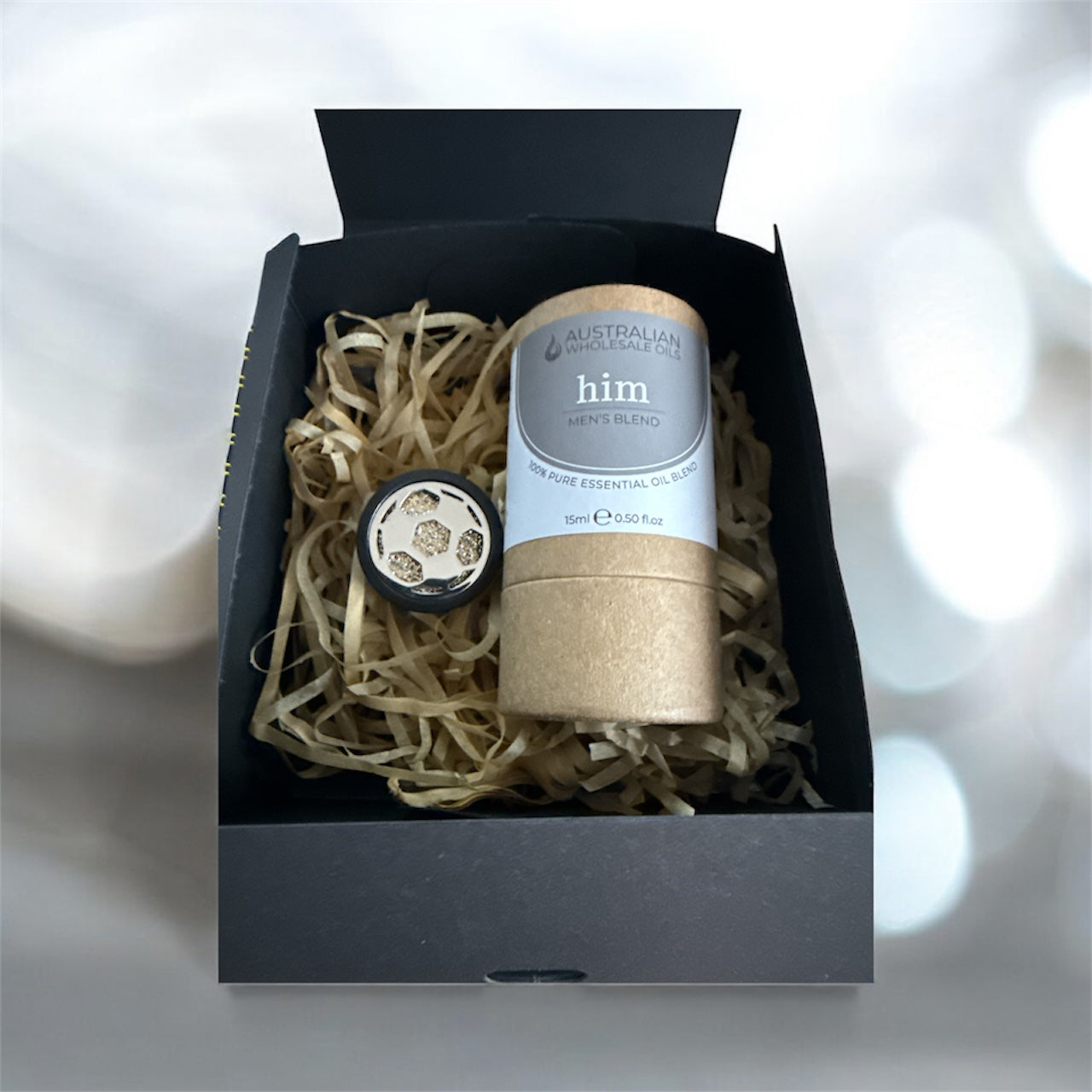 Him Essential Oil + Car Diffuser Gift Pack