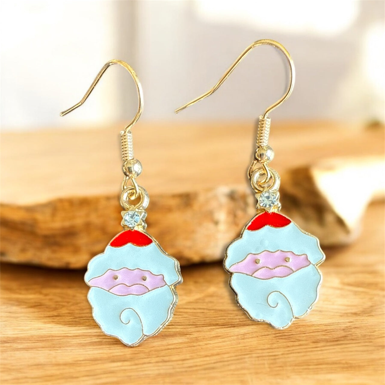 Santa Christmas Earrings