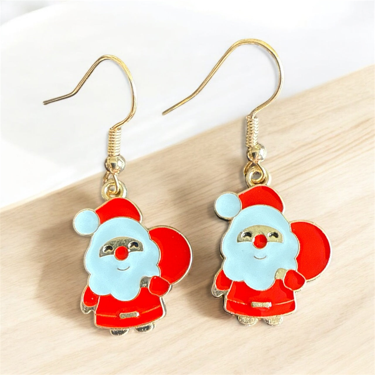 Santa Christmas Earrings