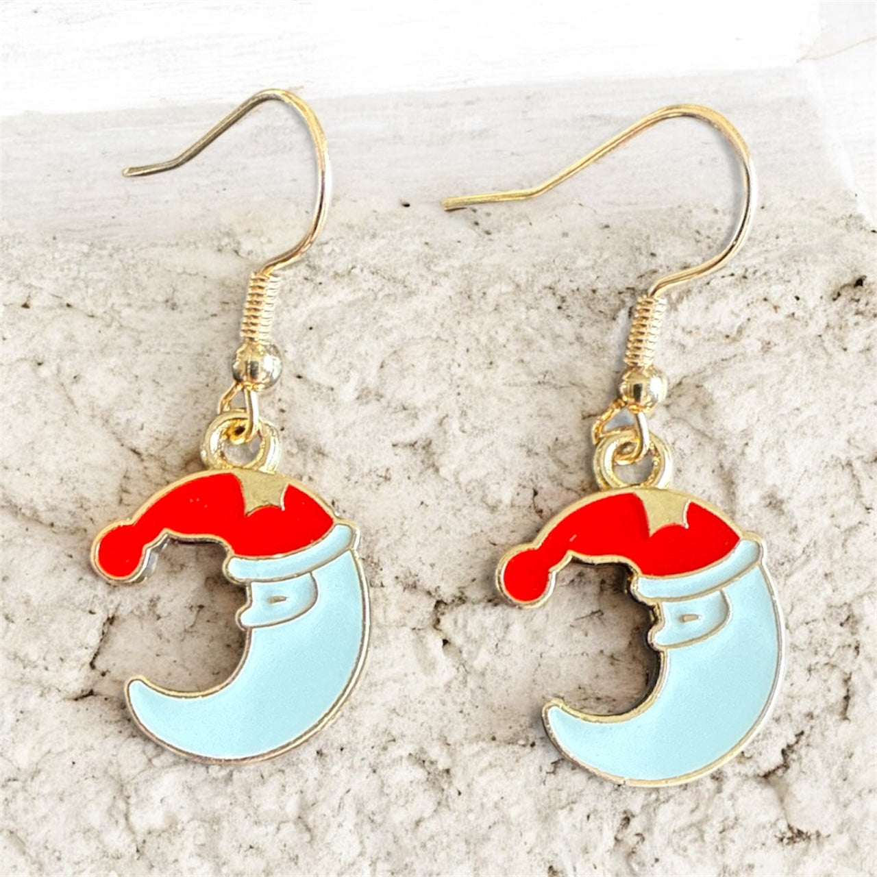 Santa Christmas Earrings