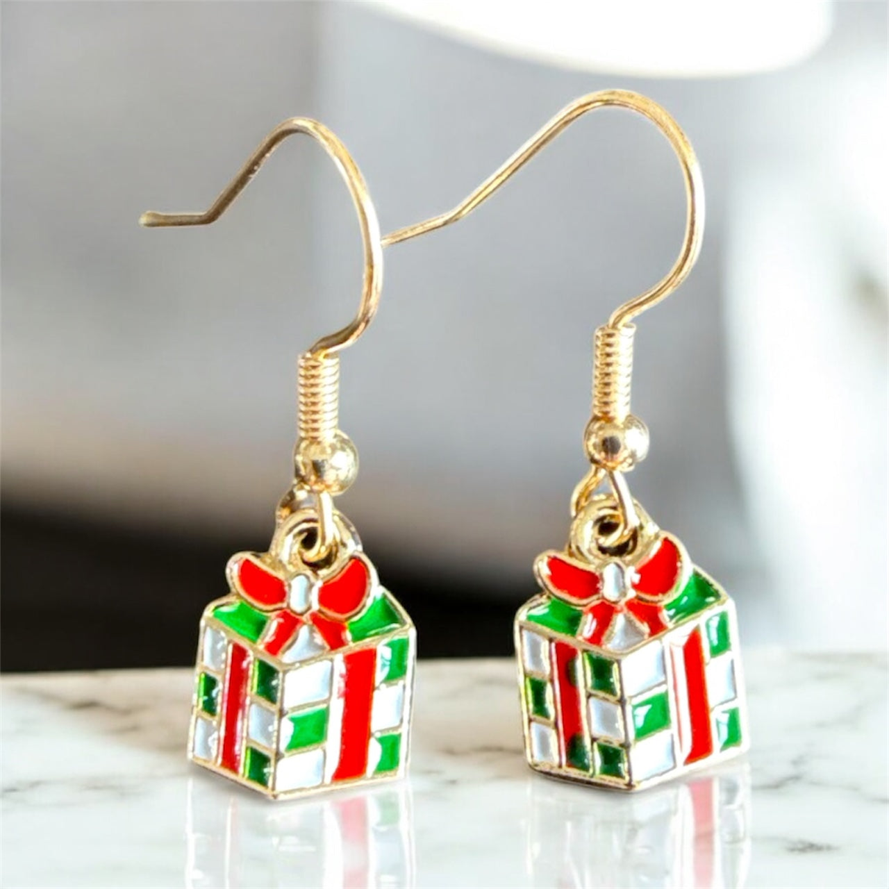Christmas Present Earrings