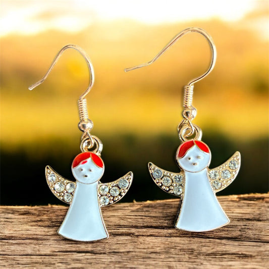Christmas Angel Earrings