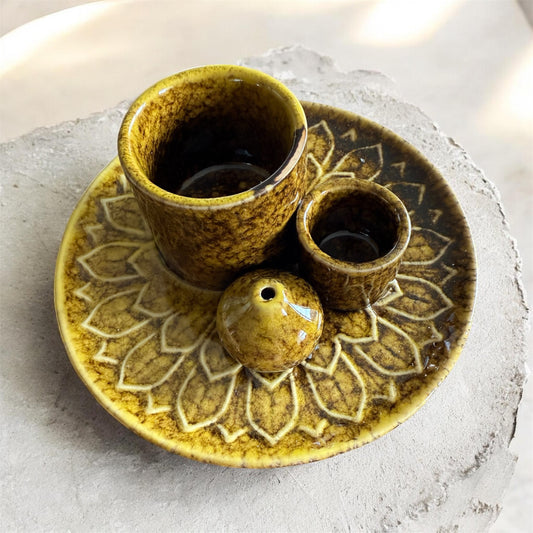 Ceramic Incense and Smudge Stick Holder