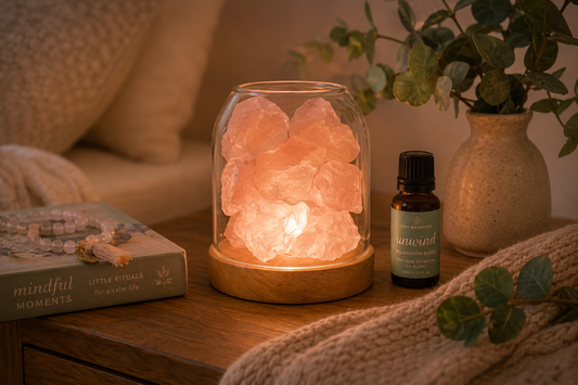 AURORA Crystal Essential Oil Diffuser | Rose Quartz 500g