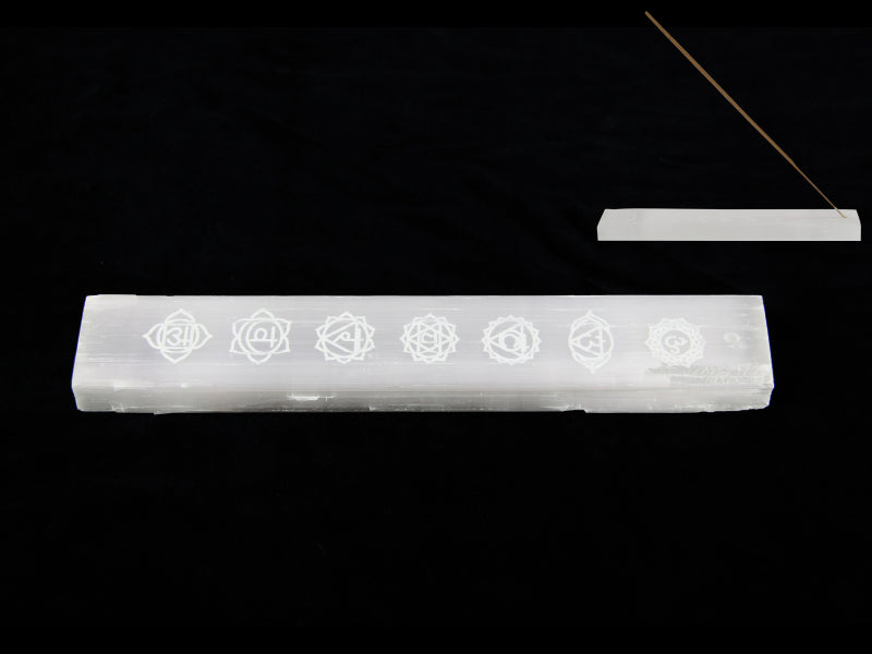 Selenite Chakra Incense Holder