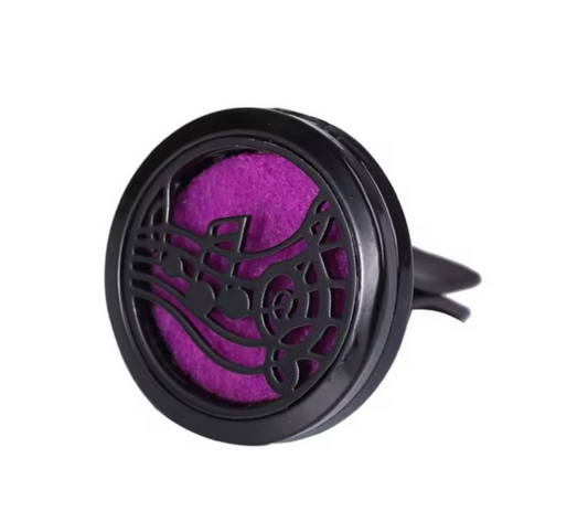 Music Notes Stainless Steel Essential Oil Car Diffuser