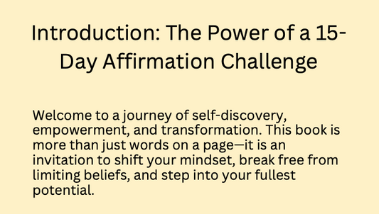 15 Day Affirmation Challenge - Mini e-book