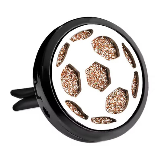 Soccer Ball Stainless Steel Essential Oil Car Diffuser