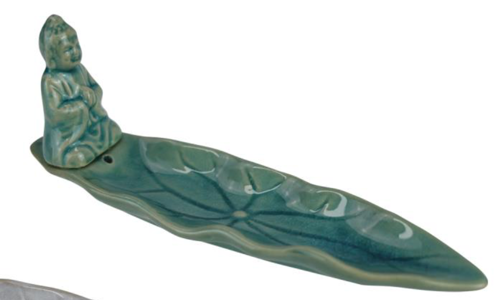 Ceramic Buddha Incense Stick Holder