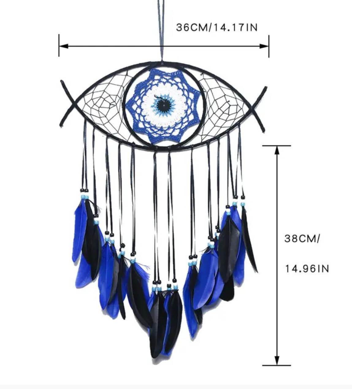 Macrame Evil Eye Dream Catcher