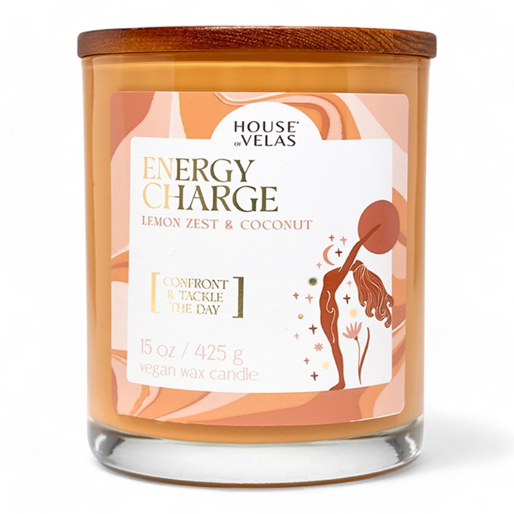 House of Velas Energy Charge Wellness Ritual Candle 425g