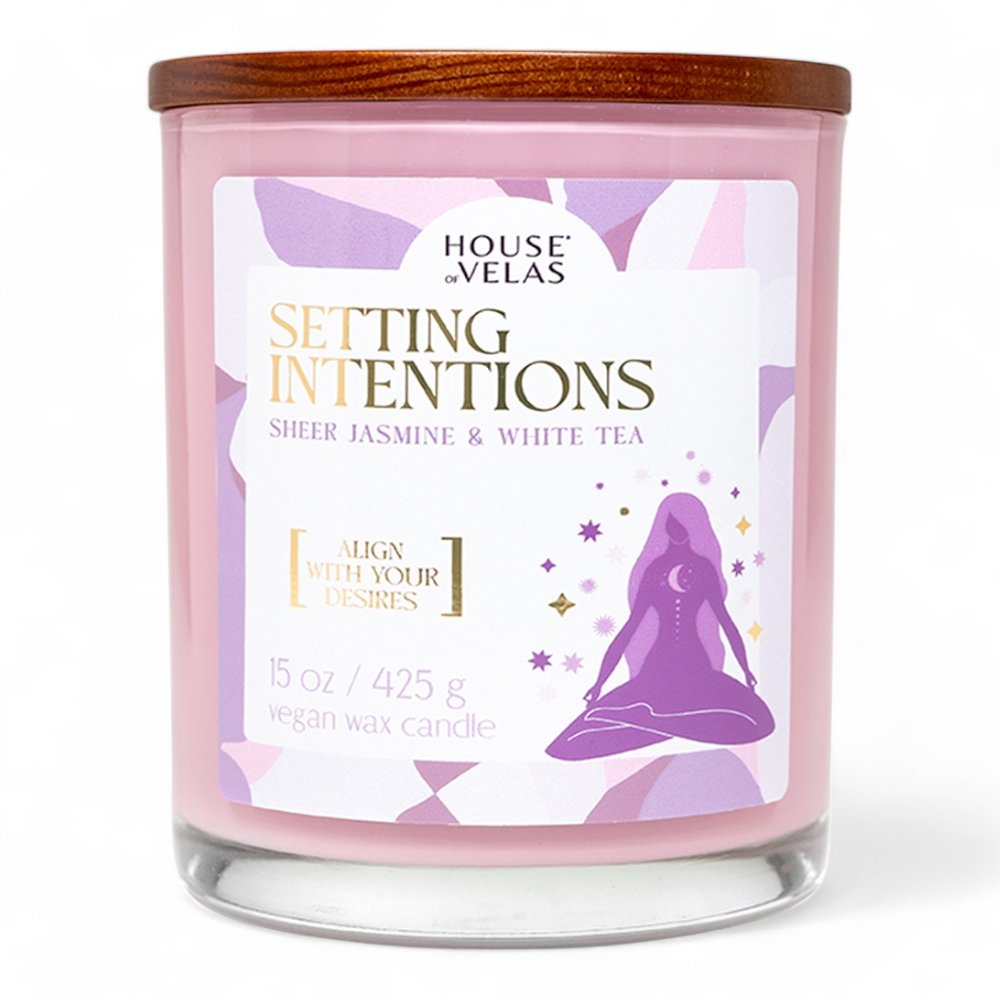 House of Velas Setting Intentions Wellness Ritual Candle 425g